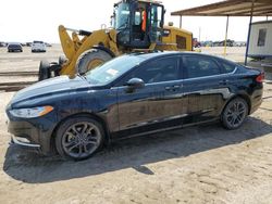 Salvage cars for sale at Houston, TX auction: 2018 Ford Fusion SE