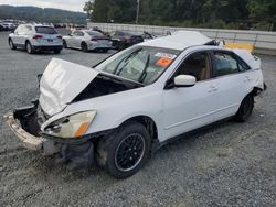 Salvage cars for sale at Concord, NC auction: 2003 Honda Accord LX