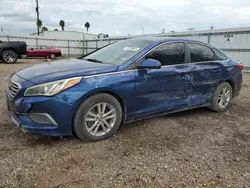 Salvage cars for sale at Mercedes, TX auction: 2016 Hyundai Sonata SE