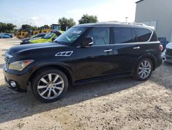 Salvage cars for sale at Apopka, FL auction: 2012 Infiniti QX56