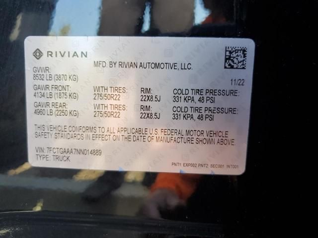 2022 Rivian R1T Adventure