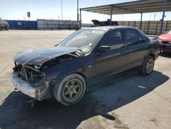 Salvage cars for sale at Anthony, TX auction: 2002 Mazda Protege DX