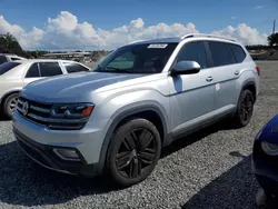 Volkswagen Atlas salvage cars for sale: 2018 Volkswagen Atlas SEL