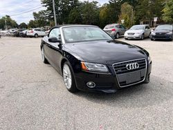 Salvage cars for sale at North Billerica, MA auction: 2011 Audi A5 Premium Plus