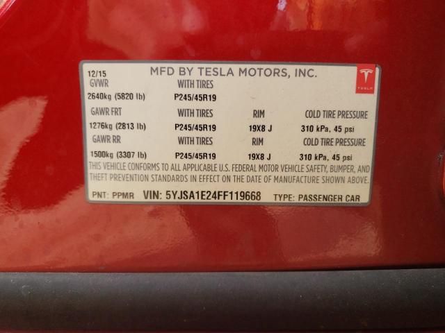 2015 Tesla Model S