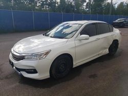 Salvage cars for sale at Moncton, NB auction: 2017 Honda Accord EX