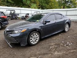 Salvage cars for sale from Copart Center Rutland, VT: 2020 Toyota Camry LE