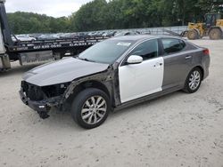 Salvage cars for sale at North Billerica, MA auction: 2015 KIA Optima LX