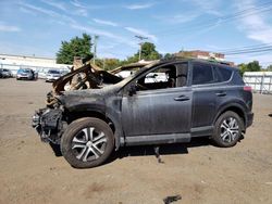 Salvage cars for sale at New Britain, CT auction: 2017 Toyota Rav4 LE