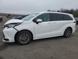 Salvage cars for sale from Copart Brookhaven, NY: 2021 Toyota Sienna LE