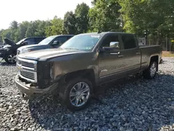 Chevrolet salvage cars for sale: 2015 Chevrolet Silverado K1500 High Country