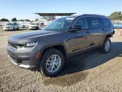 Salvage cars for sale at San Diego, CA auction: 2024 Jeep Grand Cherokee L Laredo