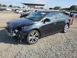 Salvage cars for sale at San Diego, CA auction: 2013 Chevrolet Cruze LTZ