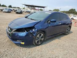 Salvage cars for sale at San Diego, CA auction: 2022 Nissan Leaf SV