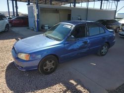 Salvage cars for sale at Phoenix, AZ auction: 2002 Hyundai Accent GL