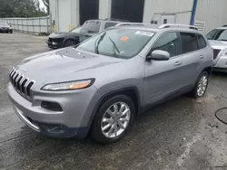 Flood-damaged cars for sale at auction: 2017 Jeep Cherokee Limited