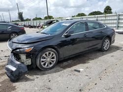 Salvage cars for sale at Miami, FL auction: 2019 Chevrolet Malibu LT