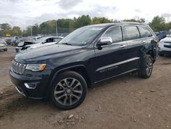 Jeep salvage cars for sale: 2017 Jeep Grand Cherokee Overland