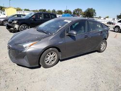 Salvage cars for sale at Sacramento, CA auction: 2018 Toyota Prius