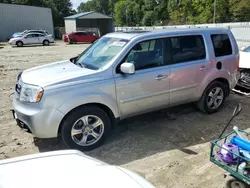 Salvage cars for sale at Seaford, DE auction: 2012 Honda Pilot EXL