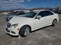 Salvage cars for sale at Sun Valley, CA auction: 2009 Mercedes-Benz C300