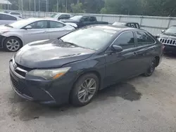 Salvage cars for sale at Savannah, GA auction: 2016 Toyota Camry LE