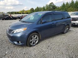 Salvage cars for sale at Memphis, TN auction: 2015 Toyota Sienna LE