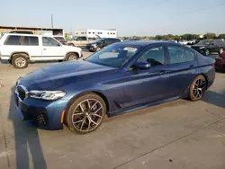 Salvage cars for sale at Grand Prairie, TX auction: 2023 BMW 540 I