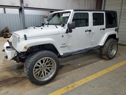 Jeep salvage cars for sale: 2016 Jeep Wrangler Unlimited Sahara