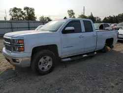 Salvage trucks for sale at Lansing, MI auction: 2015 Chevrolet Silverado K1500 LT