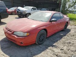 Chevrolet salvage cars for sale: 2004 Chevrolet Monte Carlo SS