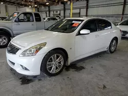 Salvage cars for sale at Jacksonville, FL auction: 2015 Infiniti Q40