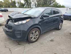 Salvage cars for sale at Bridgeton, MO auction: 2018 KIA Sportage LX