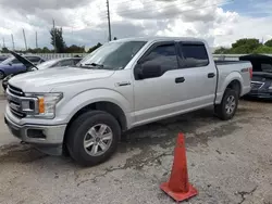 Salvage cars for sale at Miami, FL auction: 2019 Ford F150 Supercrew