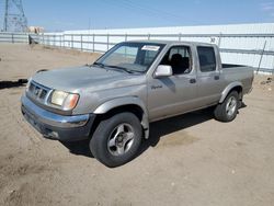 Salvage cars for sale at Adelanto, CA auction: 2000 Nissan Frontier Crew Cab XE