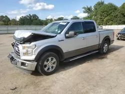 Salvage trucks for sale at Shreveport, LA auction: 2016 Ford F150 Supercrew