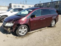 Salvage cars for sale at Los Angeles, CA auction: 2013 Honda Odyssey Touring