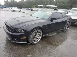 Flood-damaged cars for sale at auction: 2012 Ford Mustang Shelby GT500