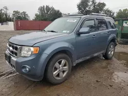 Ford salvage cars for sale: 2010 Ford Escape Limited