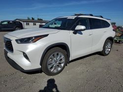 Toyota Highlander salvage cars for sale: 2022 Toyota Highlander Limited