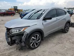 Salvage cars for sale at Houston, TX auction: 2019 Honda HR-V Sport