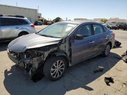 Salvage cars for sale at Martinez, CA auction: 2018 Nissan Sentra S