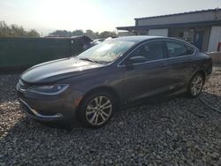 Salvage cars for sale at Wayland, MI auction: 2015 Chrysler 200 Limited