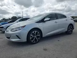 Salvage cars for sale at Orlando, FL auction: 2017 Chevrolet Volt Premier