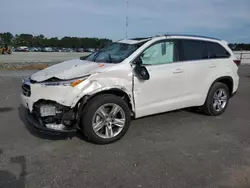 Toyota salvage cars for sale: 2015 Toyota Highlander Limited