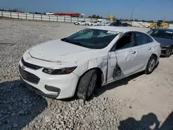 Chevrolet salvage cars for sale: 2017 Chevrolet Malibu LT