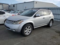 Salvage cars for sale from Copart Vallejo, CA: 2006 Nissan Murano SL