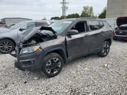 Salvage cars for sale from Copart Wayland, MI: 2018 Jeep Compass Trailhawk