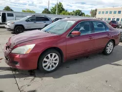 Salvage cars for sale at Littleton, CO auction: 2006 Honda Accord EX