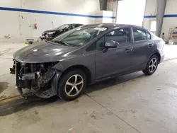 Honda salvage cars for sale: 2015 Honda Civic SE